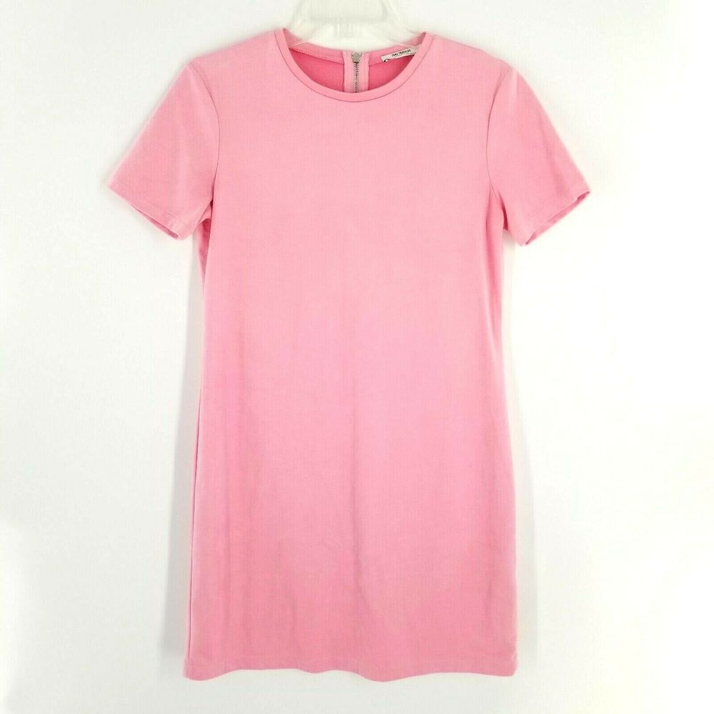 ZARA Trafaluc Pink Dress Zipper Back